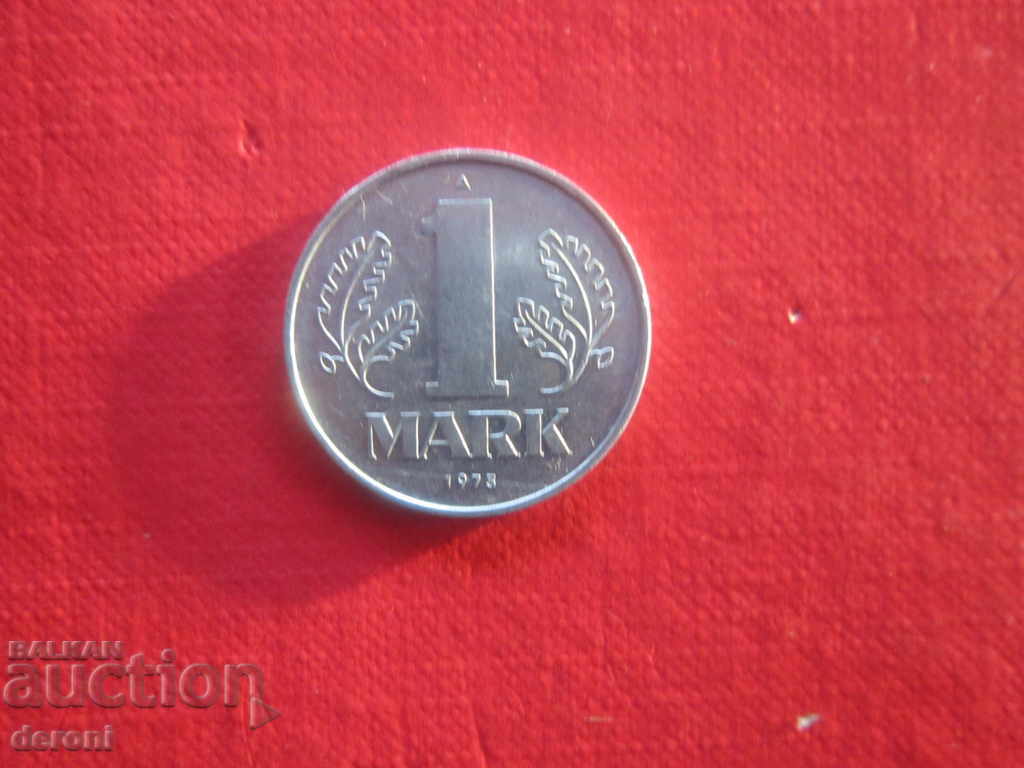 Auction  1 Mark gdr 1975 1 Make GDR