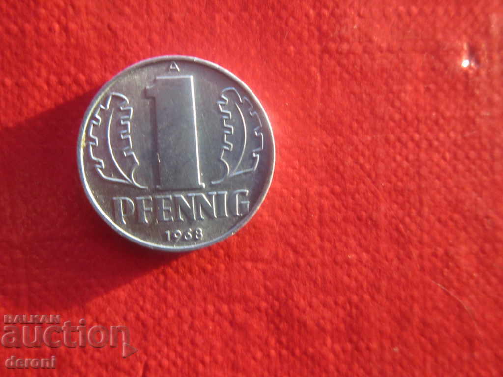 1 Pfenning gdr 1968 1 Pfenning GDR with price 3.00 BGN | € 1.53 1 Pfenning gdr 1968 1 Pfenning GDR with price 3.00 BGN | € 1.53