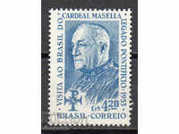 1955 Brazil. Cardinal Masella, a guest at the Eucharist Congress