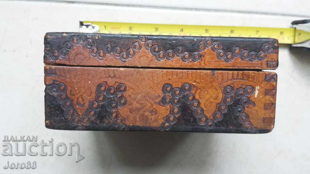 Много стара резбована дървена кутия! Дърворезба - 6 Много стара резбована дървена кутия! Дърворезба - 6