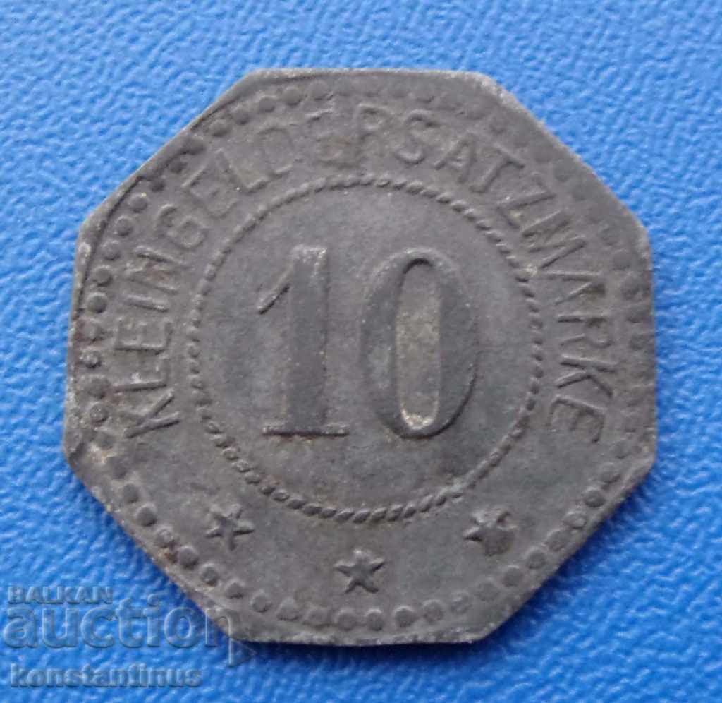 Germania Suma 10 pfennig 1918 Rare cu preț € 5.11 | 9.99 BGN Germania Suma 10 pfennig 1918 Rare cu preț € 5.11 | 9.99 BGN