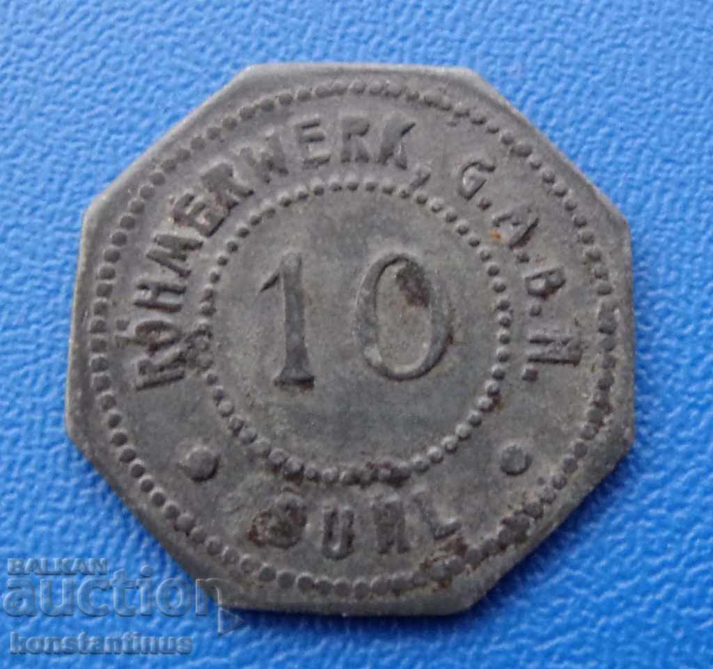 Γερμανία Sum 10 pfennig 1918 Σπάνιες