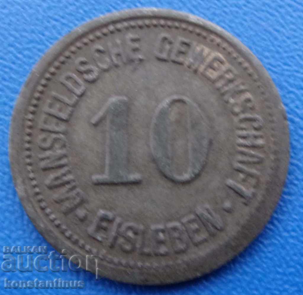 Deno Germania 10 pfennig 1918 Rare cu preț € 8.69 | 17.00 BGN Deno Germania 10 pfennig 1918 Rare cu preț € 8.69 | 17.00 BGN