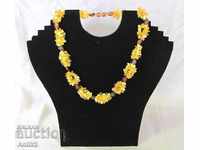 Ladies necklace - natural baltic amber