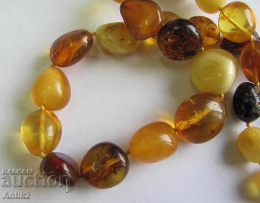 Ladies necklace - natural baltic amber with price 77.50 BGN | € 39.63