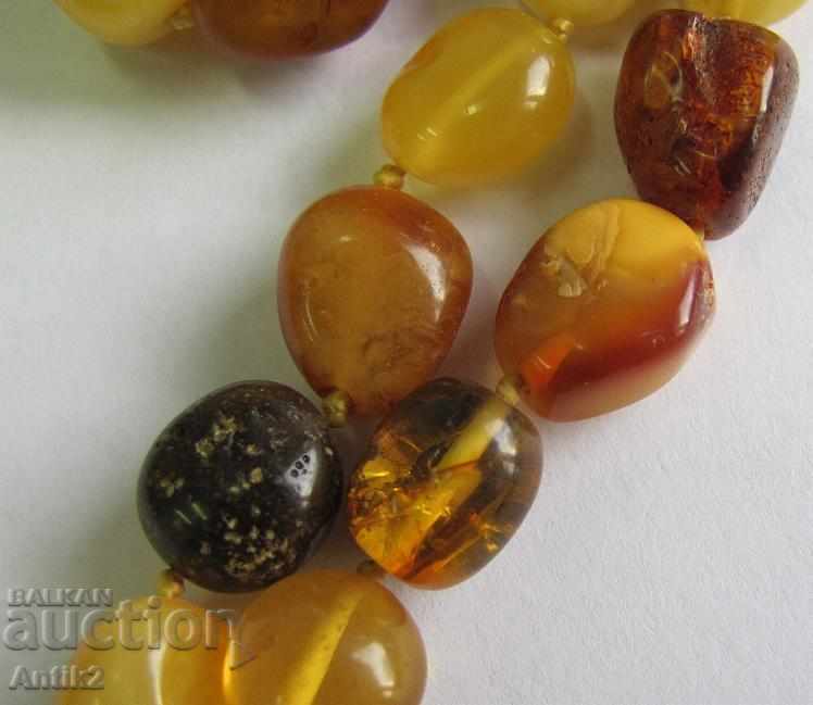 Auction  Ladies necklace - natural baltic amber