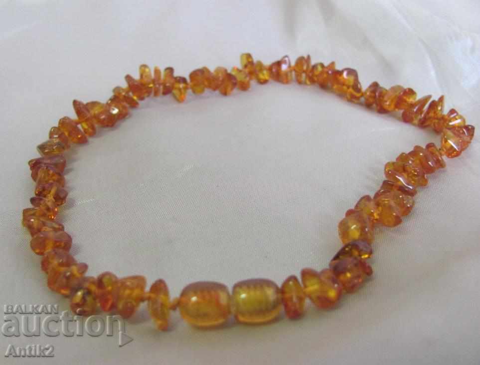 Baby (baby) necklace - natural Baltic amber with price 37.50 BGN | € 19.17 Baby (baby) necklace - natural Baltic amber with price 37.50 BGN | € 19.17