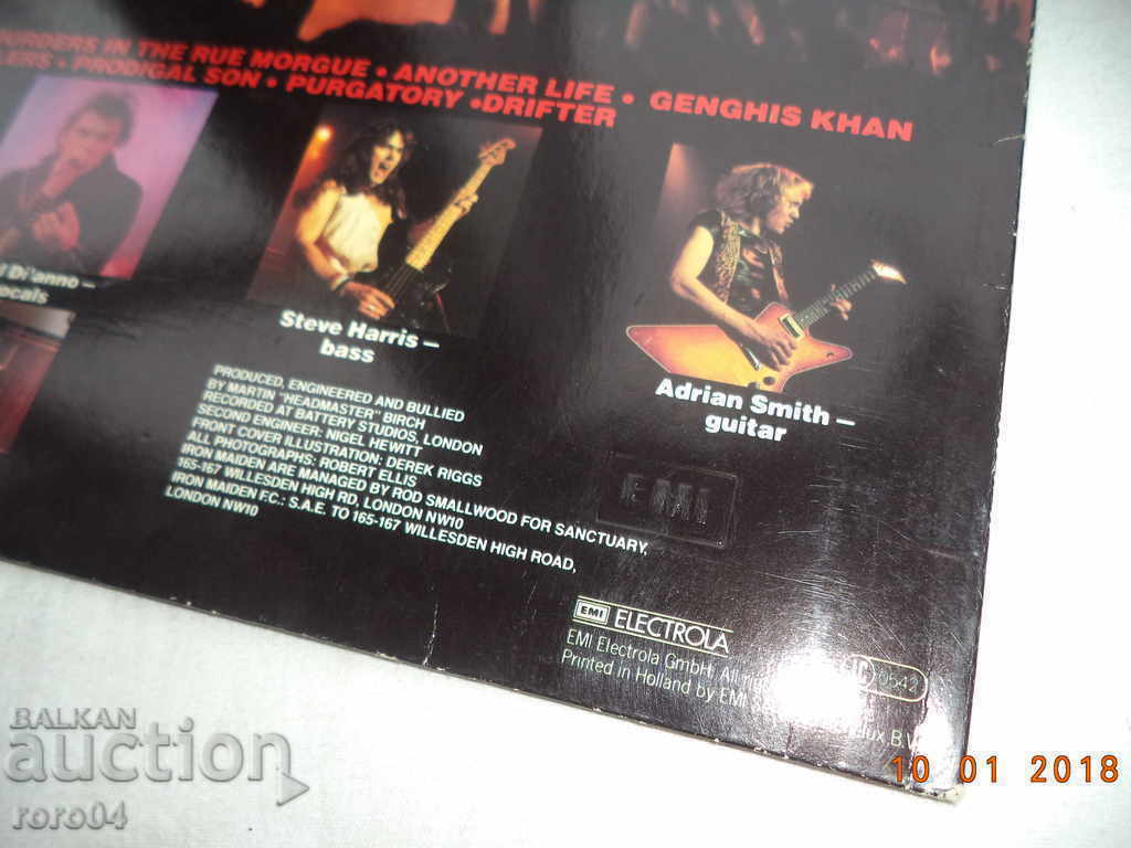 IRON MAIDEN - KILLERS - 6 IRON MAIDEN - KILLERS - 6