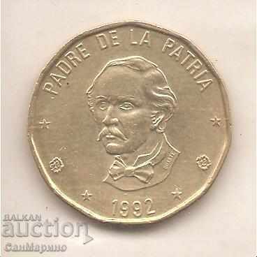 + Δομινικανή Δημοκρατία 1 πέσο 1992 με τιμή 0.90 BGN | € 0.46