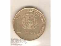 + Dominican Republic 1 peso 1992