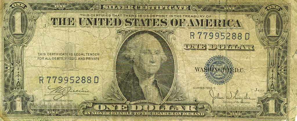 $ 1 US 1935 C Series
