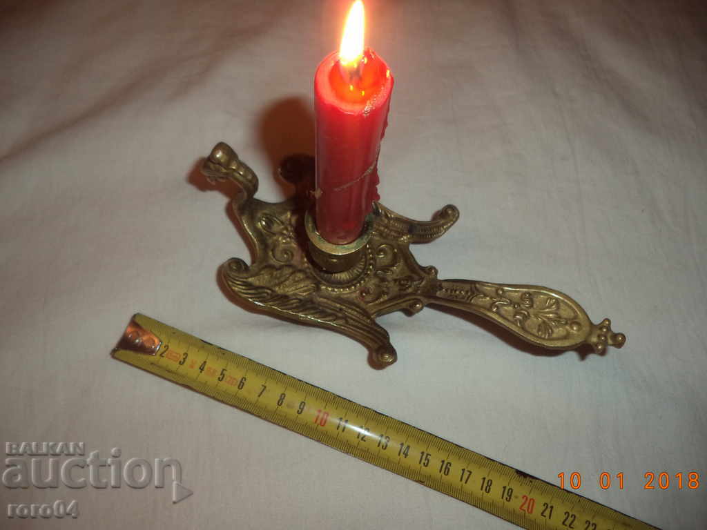 Auction BEAUTY STAR BRONZE CANDLE - WEDDING BABY Auction BEAUTY STAR BRONZE CANDLE - WEDDING BABY