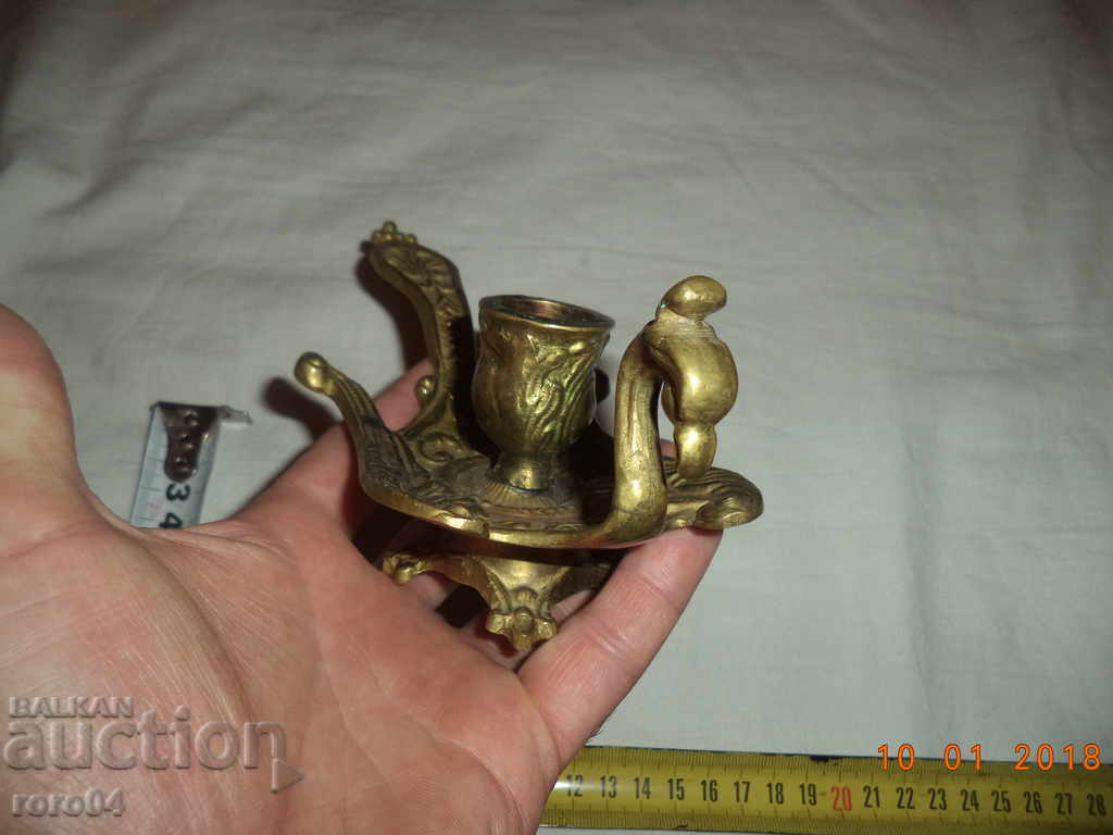 BEAUTY STAR BRONZE CANDLE - WEDDING BABY - 5 BEAUTY STAR BRONZE CANDLE - WEDDING BABY - 5