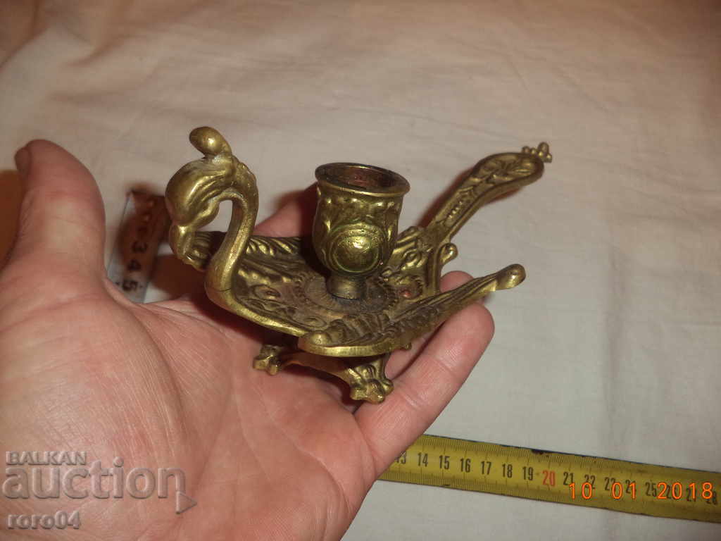 BEAUTY STAR BRONZE CANDLE - WEDDING BABY - 6 BEAUTY STAR BRONZE CANDLE - WEDDING BABY - 6