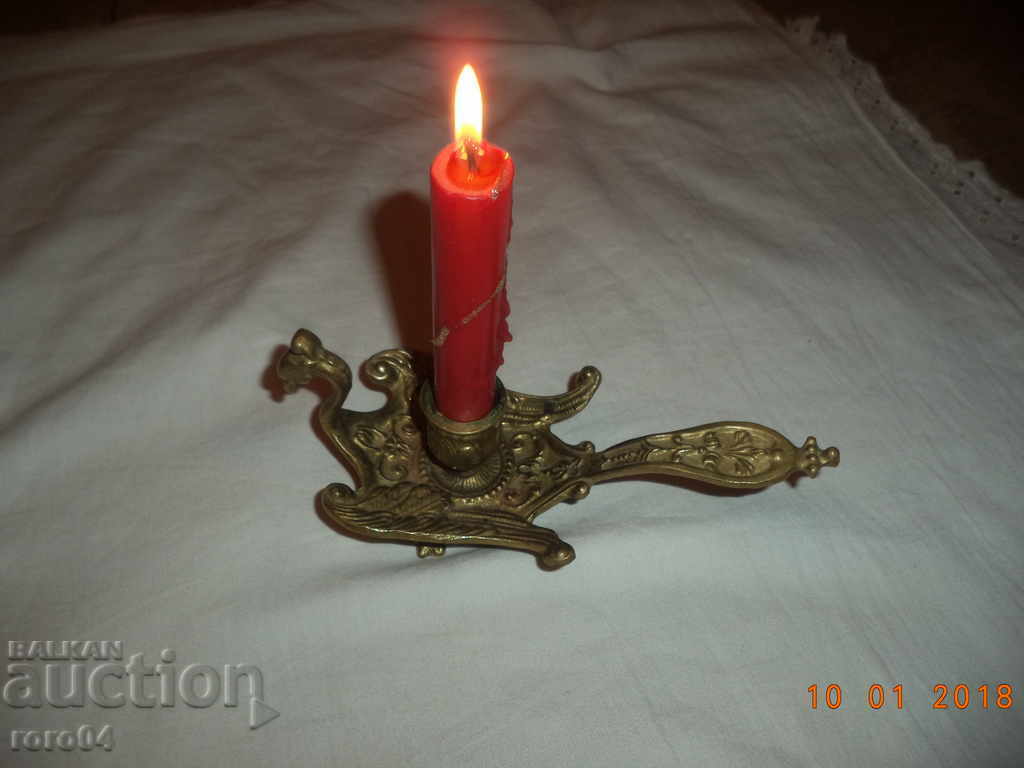 BEAUTY STAR BRONZE CANDLE - WEDDING BABY