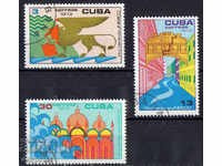 1972. Cuba. UNESCO - Campania „Salvați Veneția“.