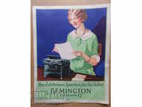 Advertising brochure of REMINGTON 20s typewriter on the 20th