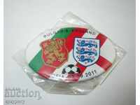 Refrigerant magnet FOOTBALL Bulgaria-England sports metal
