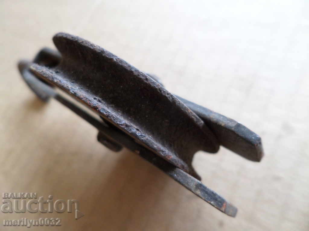 Παλιά ρολό τροχαλία σφυρήλατο σίδερο - 6 Παλιά ρολό τροχαλία σφυρήλατο σίδερο - 6