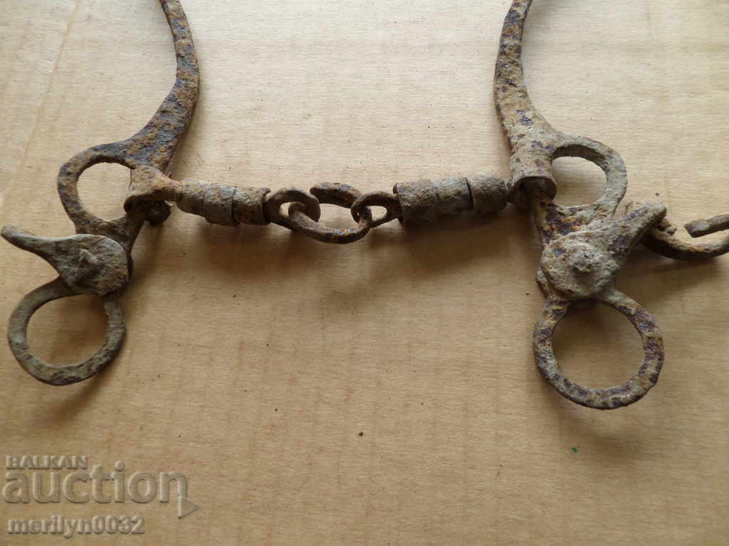 Ottoman hand forged bridle, wrought iron, cavalry with price 59.00 BGN | € 30.17 Ottoman hand forged bridle, wrought iron, cavalry with price 59.00 BGN | € 30.17