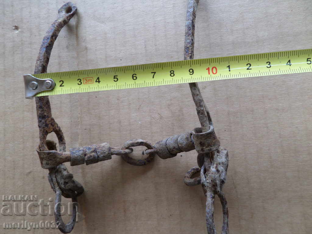 Ottoman hand forged bridle, wrought iron, cavalry - 5 Ottoman hand forged bridle, wrought iron, cavalry - 5