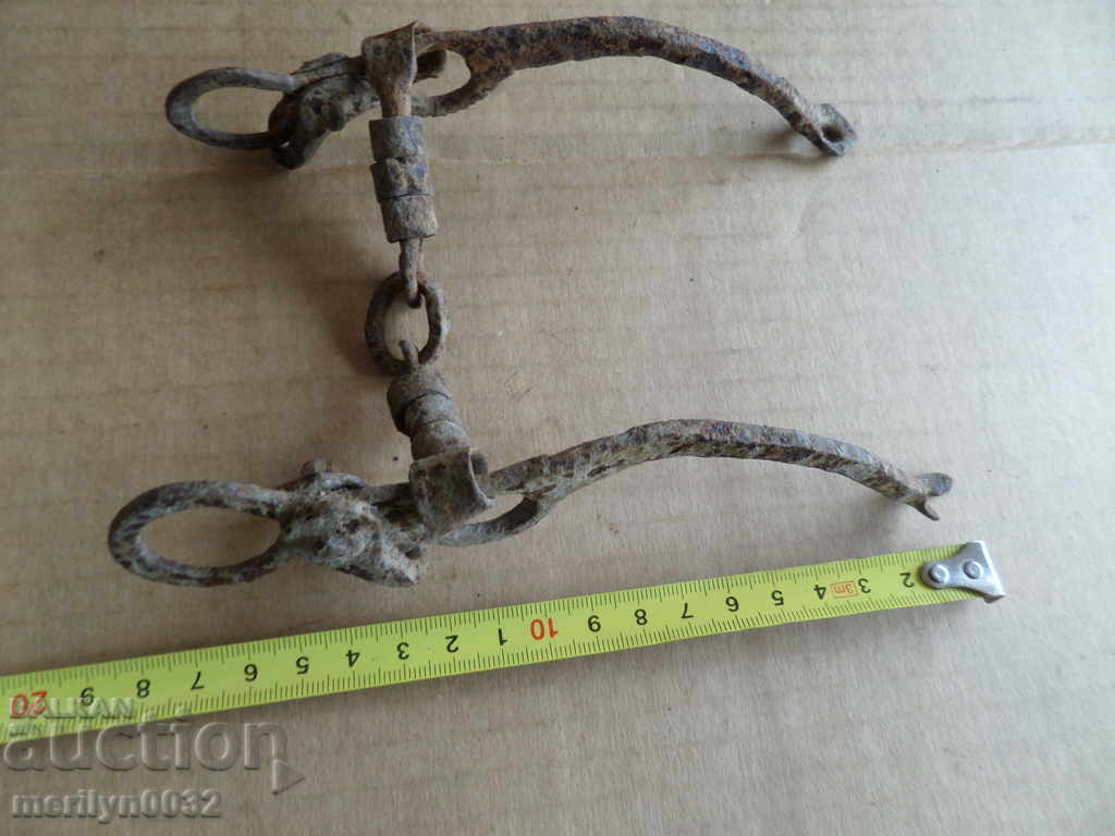 Ottoman hand forged bridle, wrought iron, cavalry - 6 Ottoman hand forged bridle, wrought iron, cavalry - 6