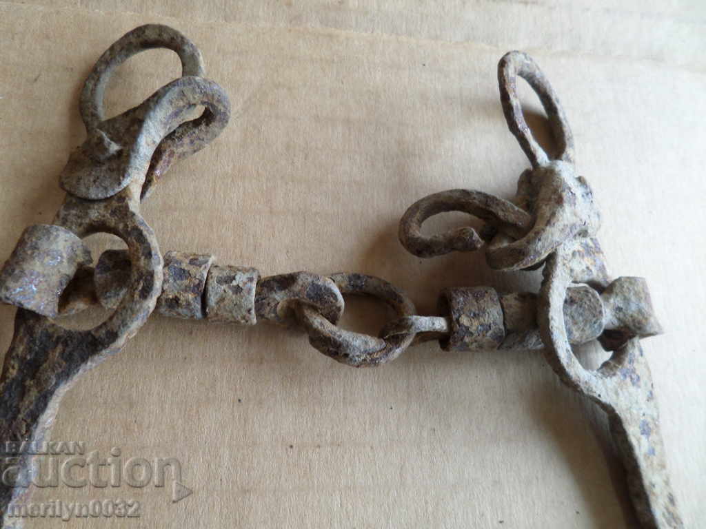 Ottoman hand forged bridle, wrought iron, cavalry - 7 Ottoman hand forged bridle, wrought iron, cavalry - 7