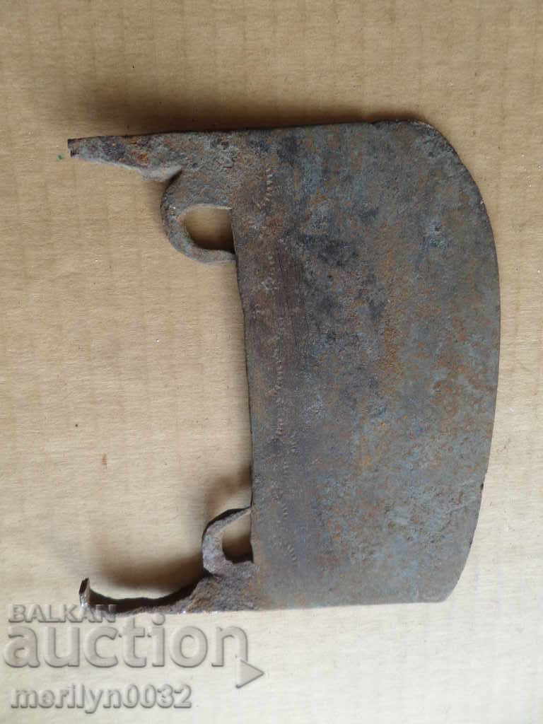 Old ax, curved toothed saber hatchet - 6 Old ax, curved toothed saber hatchet - 6