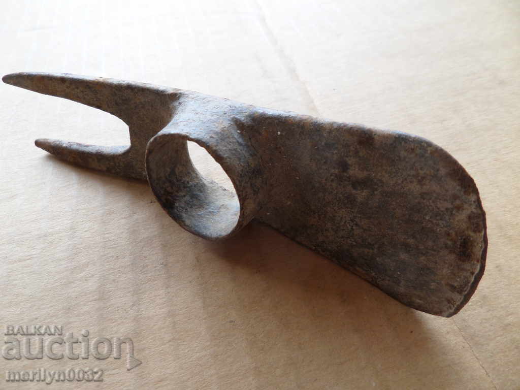 Forged chap, hoe, agricultural instrument, wrought iron - 5 Forged chap, hoe, agricultural instrument, wrought iron - 5