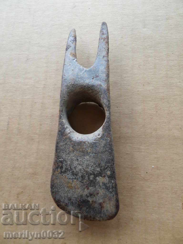 Forged chap, hoe, agricultural instrument, wrought iron - 7 Forged chap, hoe, agricultural instrument, wrought iron - 7