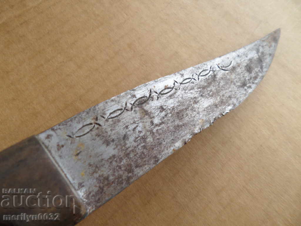 Auction Old forged knife, dagger, karaoke Auction Old forged knife, dagger, karaoke