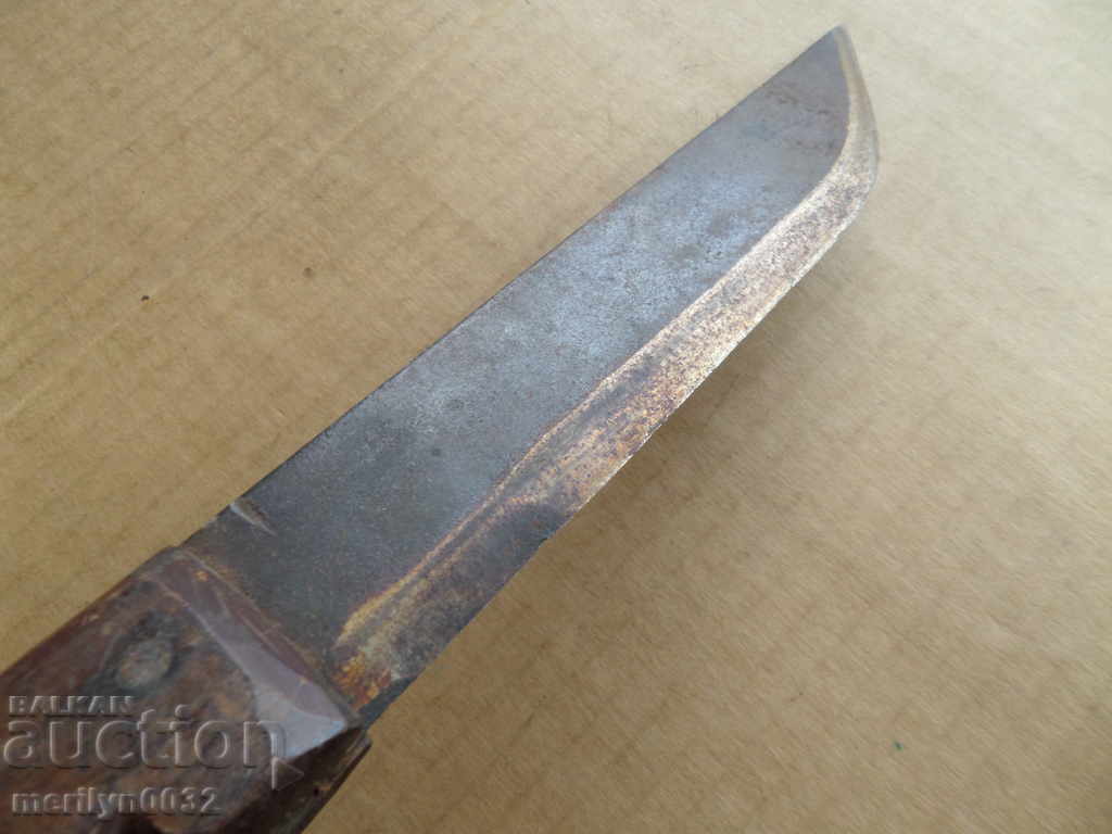 Auction Old forged knife, dagger, karaoke Auction Old forged knife, dagger, karaoke