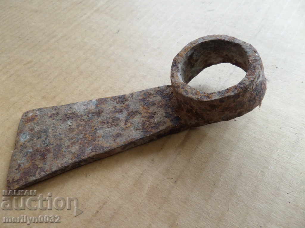 Forged chap, hoe, agricultural instrument, wrought iron - 5