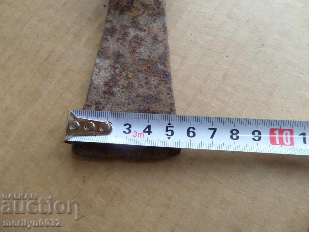 Forged chap, hoe, agricultural instrument, wrought iron - 6
