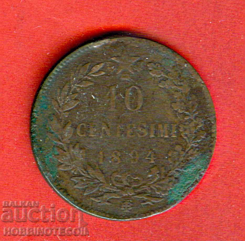 ITALY 10 Centimes issue - 1894