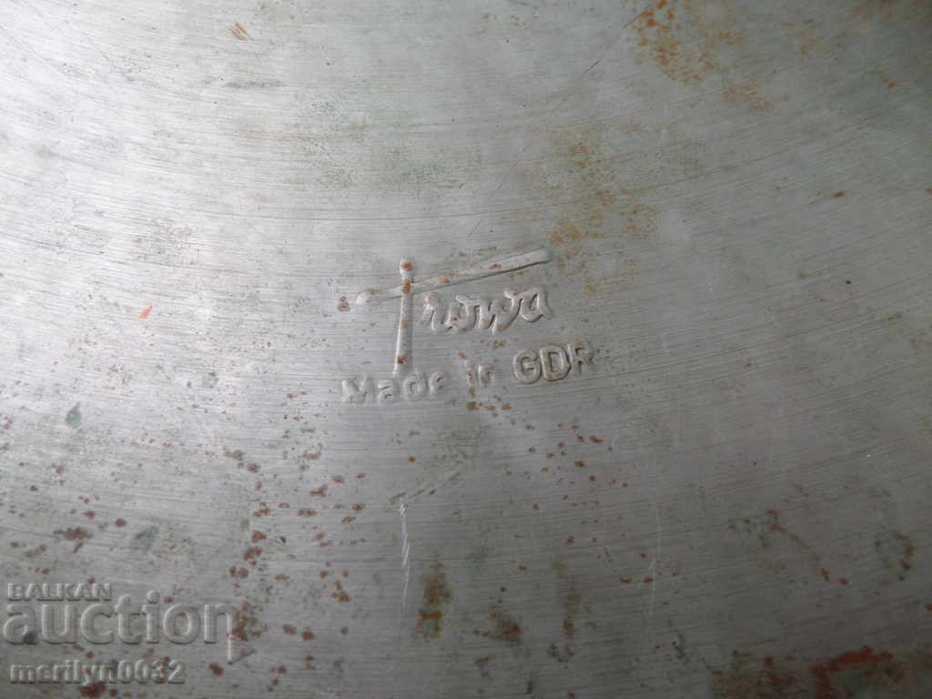 Auction Old GDR Chinel Cymbals Instrument, drum Auction Old GDR Chinel Cymbals Instrument, drum