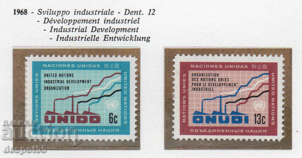 1968. ONU - New York. Organizația pentru Dezvoltare Industrială.
