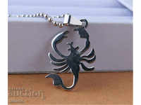 Stainless Steel Necklace, Scorpio Zodiac