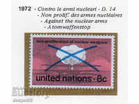 1972. United Nations - New York. Nuclear Weapons Control.