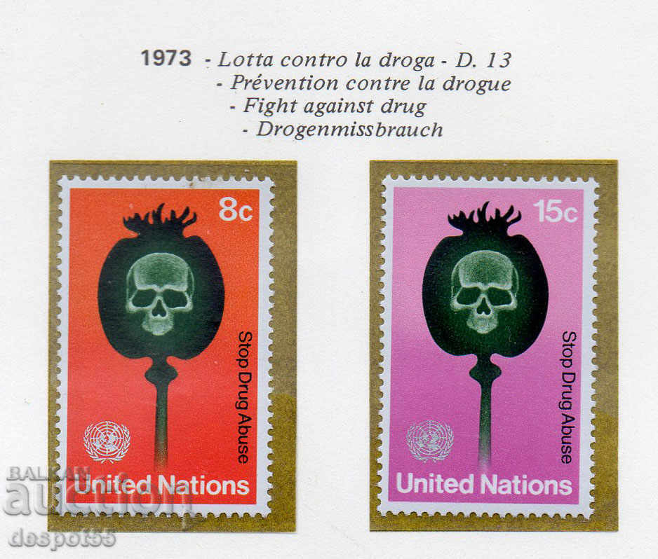 1973. ONU din New York. Oprește droguri.