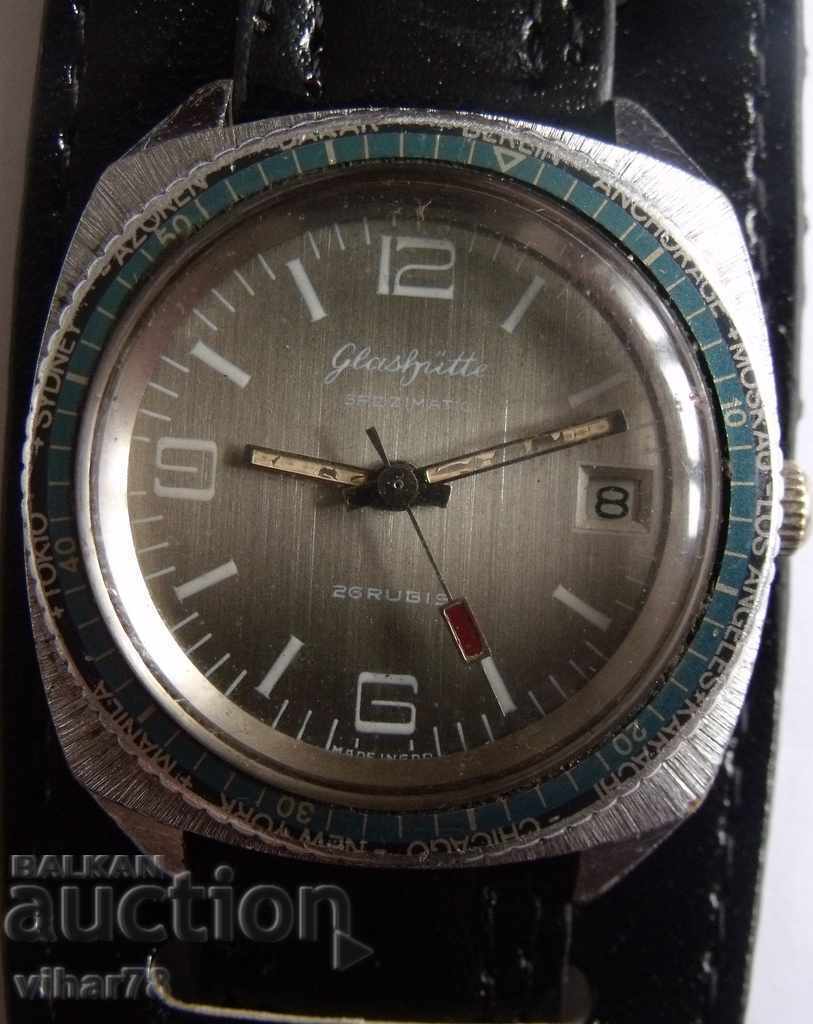 RUBY GUB-GLASHUTTE MALE CLOTHING CLUTCH WITH WORLD TIME with price € 459.99 | 899.66 BGN