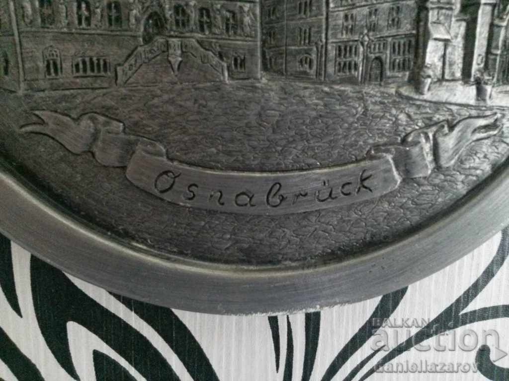 Auction Beautiful Metal German Pain Picture Osnabrück Castle Auction Beautiful Metal German Pain Picture Osnabrück Castle