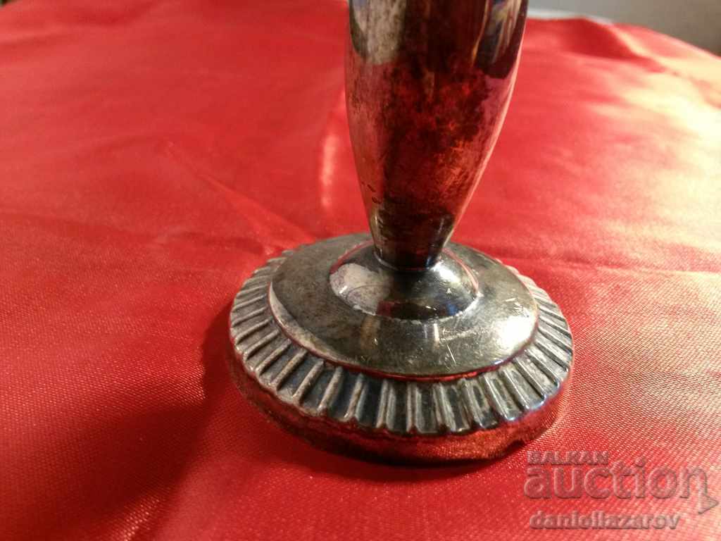 Ancient Small German Candleholder WMF, 1935 with price 22.00 BGN | € 11.25 Ancient Small German Candleholder WMF, 1935 with price 22.00 BGN | € 11.25
