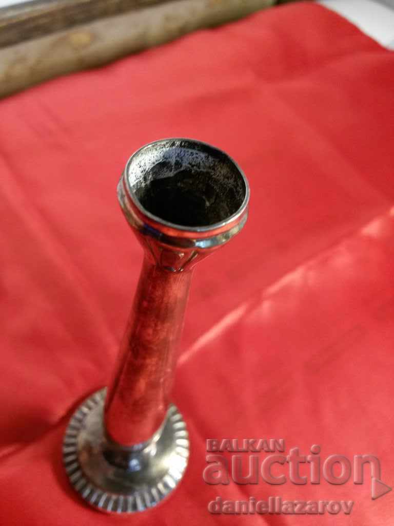 Auction Ancient Small German Candleholder WMF, 1935 Auction Ancient Small German Candleholder WMF, 1935