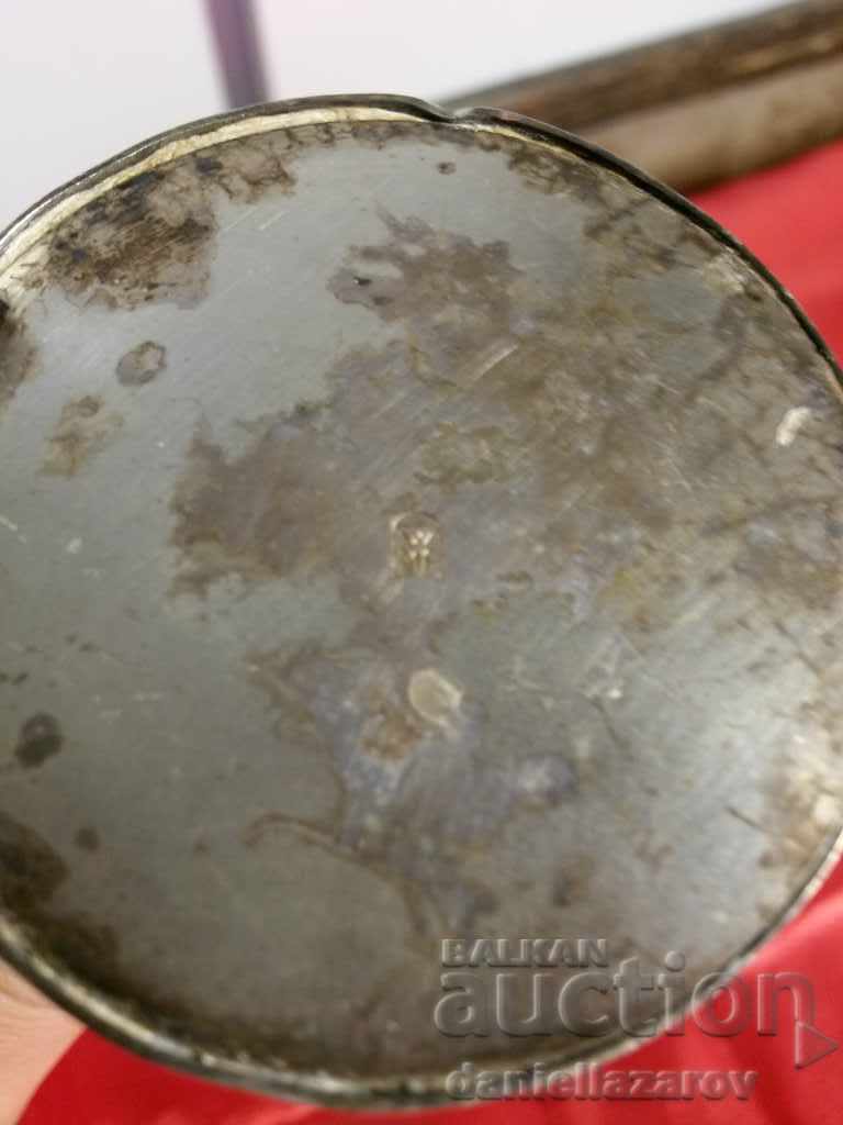 Delivery of Ancient Small German Candleholder WMF, 1935 Delivery of Ancient Small German Candleholder WMF, 1935