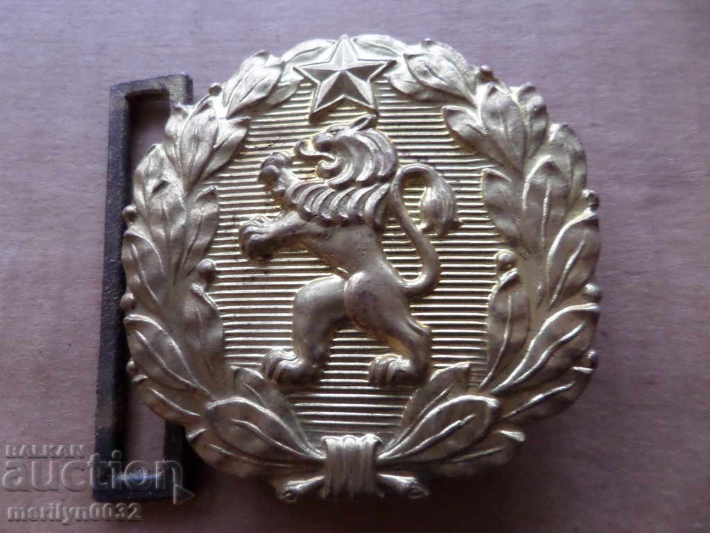 Officer's bronze belt buckle, buckle lurk Officer's bronze belt buckle, buckle lurk