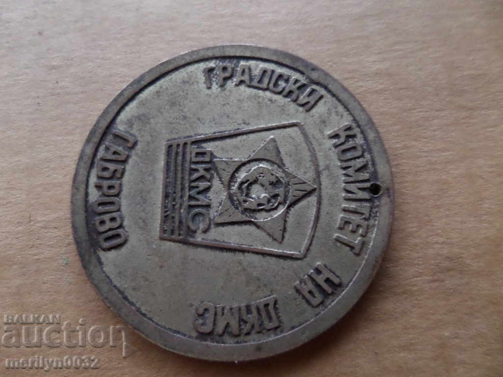 Plaque Medal Republic of Bulgaria BCP JSC Gabrovo - 6 Plaque Medal Republic of Bulgaria BCP JSC Gabrovo - 6