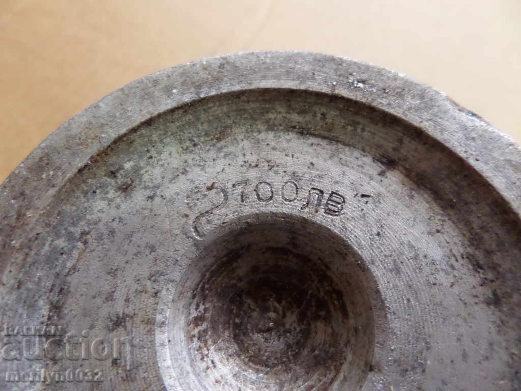 Auction Aluminum mortar with hammer, mortar Auction Aluminum mortar with hammer, mortar