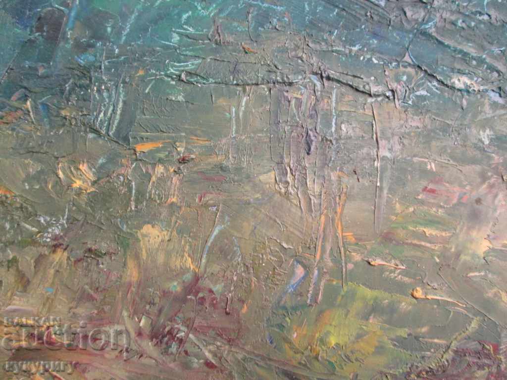 Auction Old landscape landscape oil painting on unsigned phaser Auction Old landscape landscape oil painting on unsigned phaser