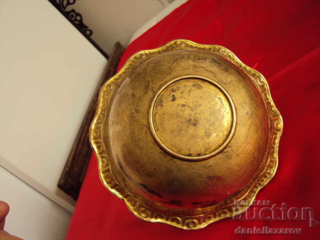 Auction Old Massive Bronze Bonbonniere Basket Auction Old Massive Bronze Bonbonniere Basket